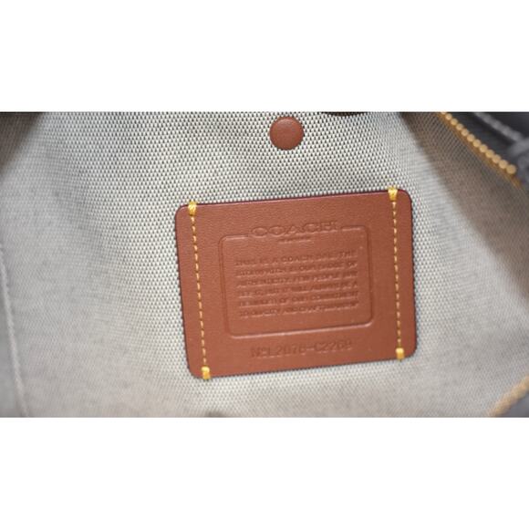 Coach Bea Tote Black Leather Top Zip Shoulder Handbag NWT - Picture 6 of 13